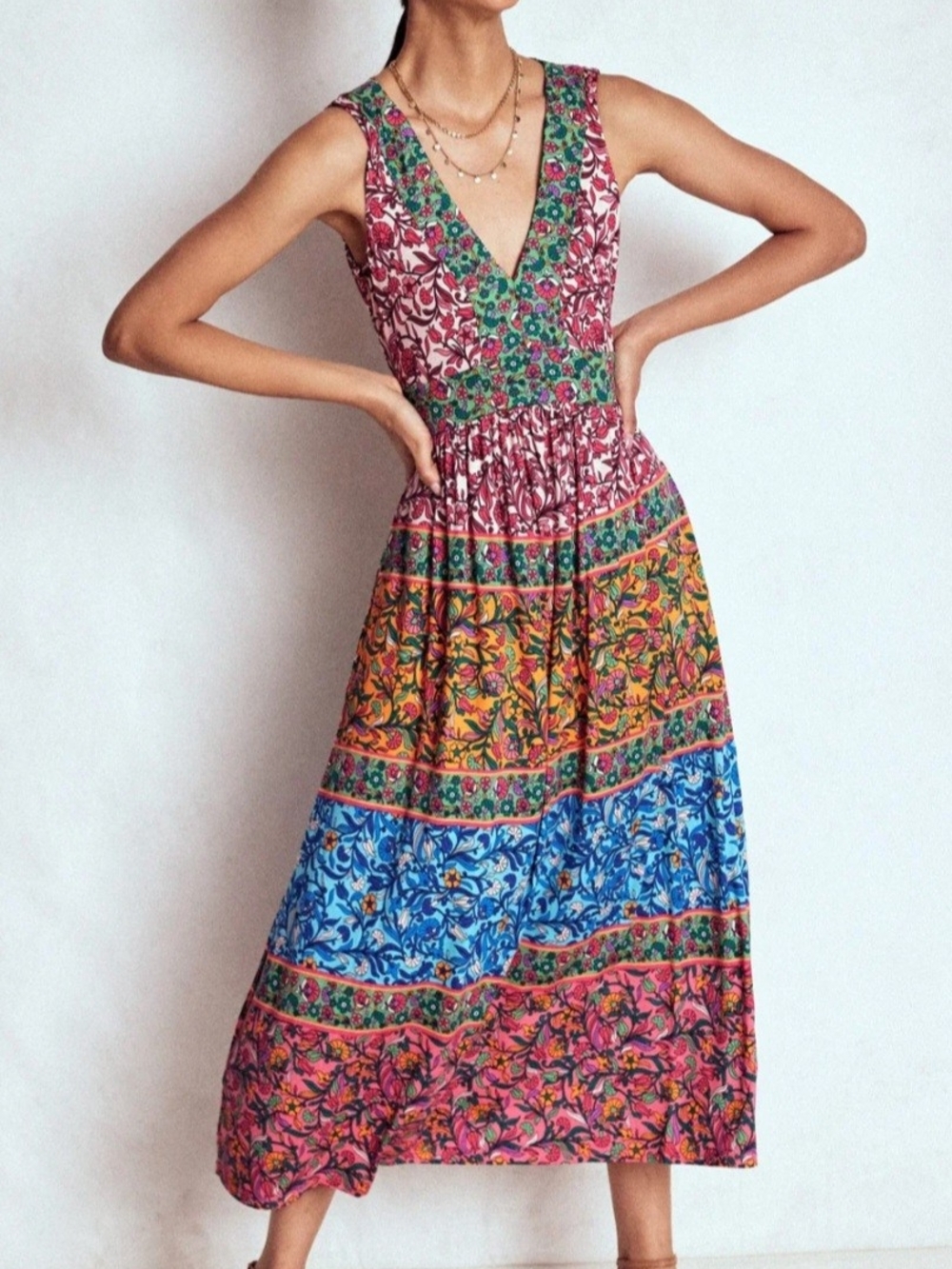 Size 12R Boden Olympia Jersey Maxi Dress
